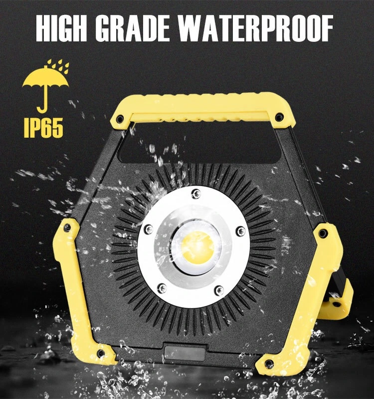 Waterproof COB Work Light Battery Operated Handheld LED Spotlight 500lumens Car Inspection Working Lamp